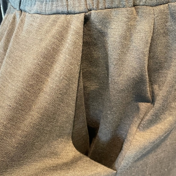 NWT Splendid sleeveless khaki green elastic drawstring waist romper size large - Picture 7 of 11